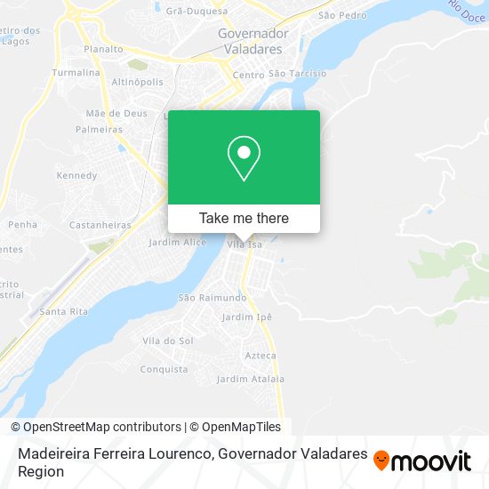 Madeireira Ferreira Lourenco map