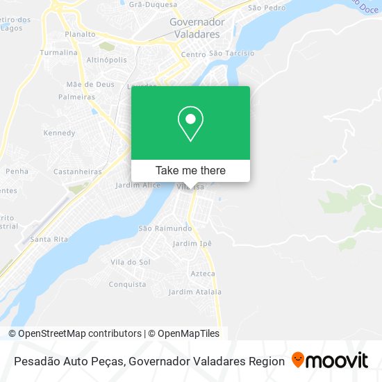 Pesadão Auto Peças map