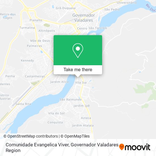 Comunidade Evangelica Viver map