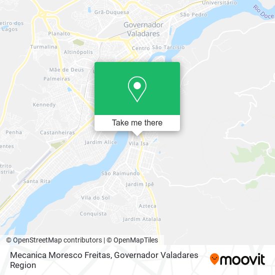 Mecanica Moresco Freitas map