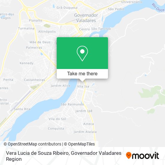 Vera Lucia de Souza Ribeiro map