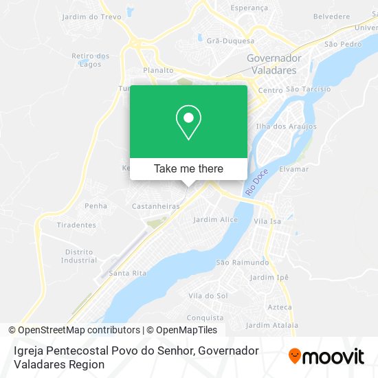 Igreja Pentecostal Povo do Senhor map
