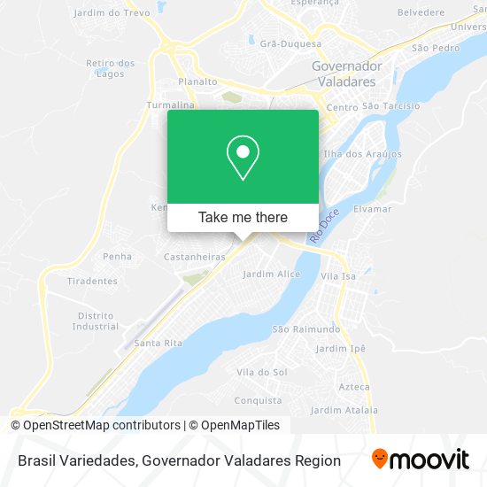 Brasil Variedades map