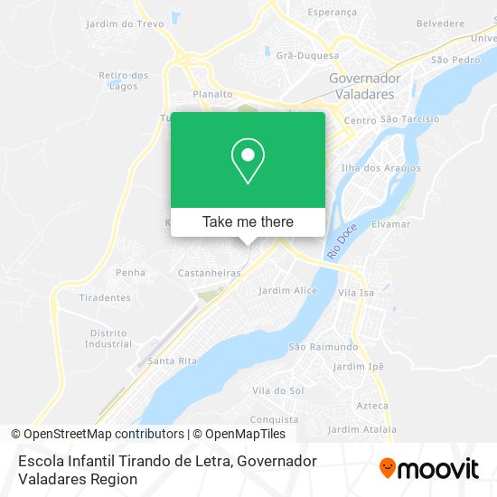 Escola Infantil Tirando de Letra map