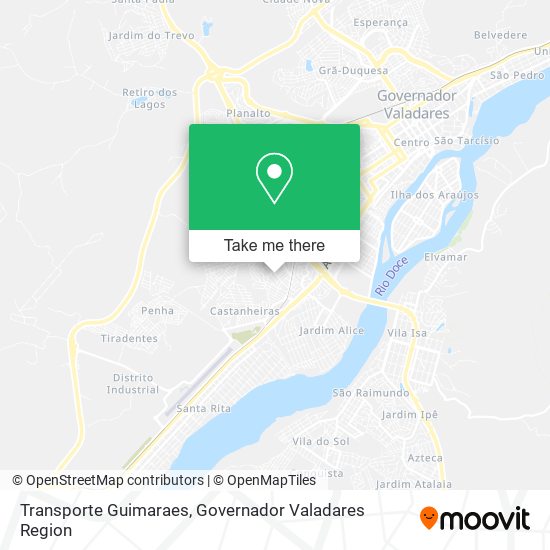 Transporte Guimaraes map