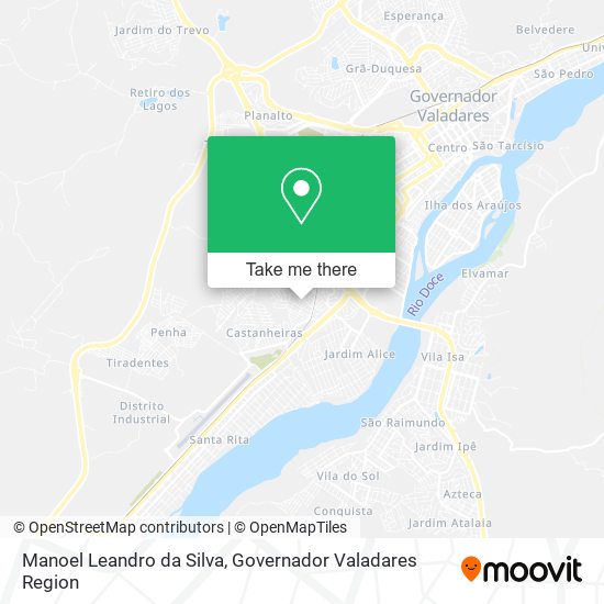 Manoel Leandro da Silva map