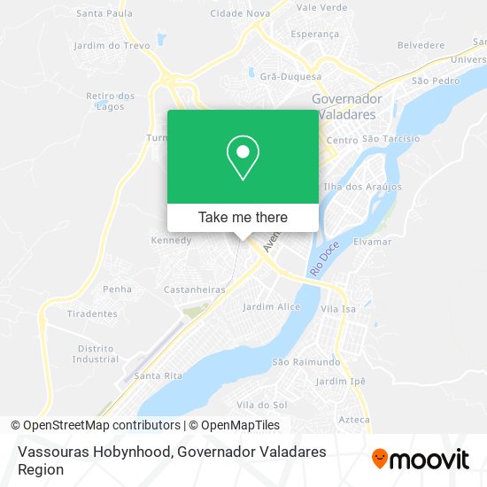 Vassouras Hobynhood map