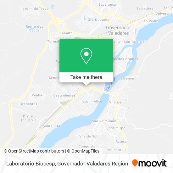 Laboratorio Biocesp map