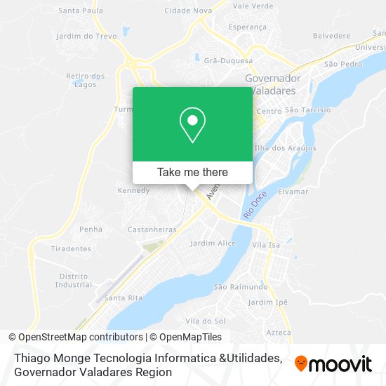 Mapa Thiago Monge Tecnologia Informatica &Utilidades