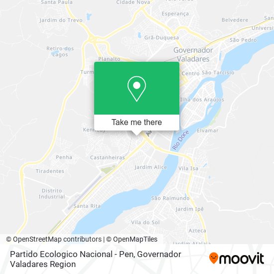 Partido Ecologico Nacional - Pen map