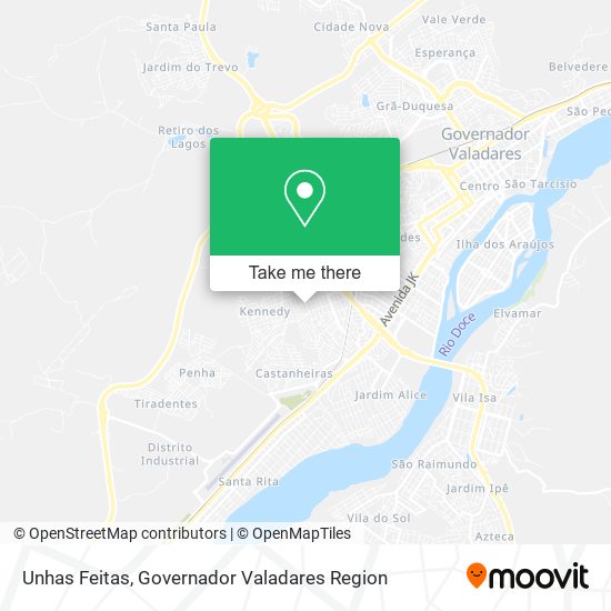 Unhas Feitas map