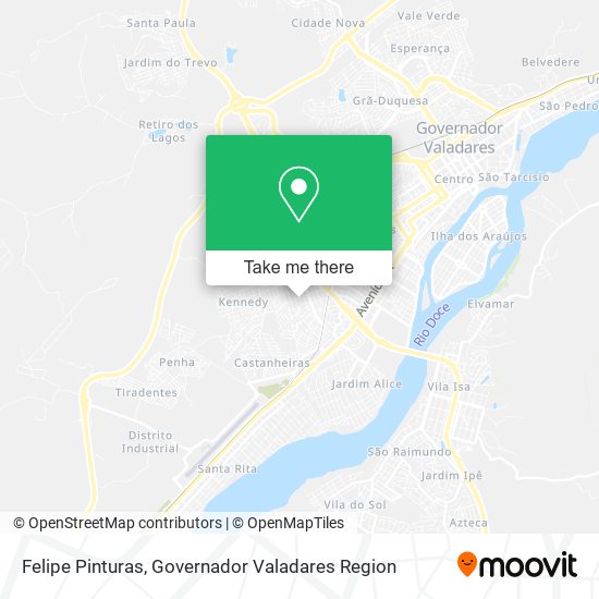 Felipe Pinturas map