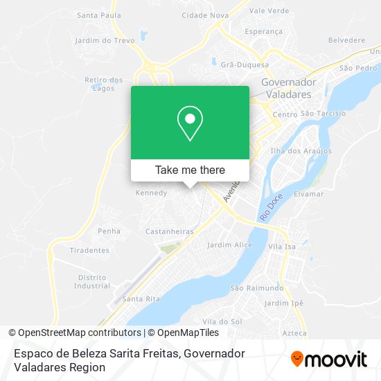 Espaco de Beleza Sarita Freitas map