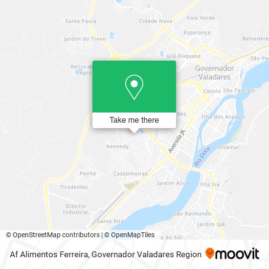 Af Alimentos Ferreira map