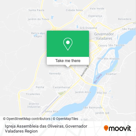 Igreja Assembleia das Oliveiras map