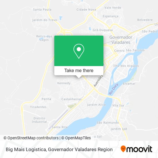 Big Mais Logistica map