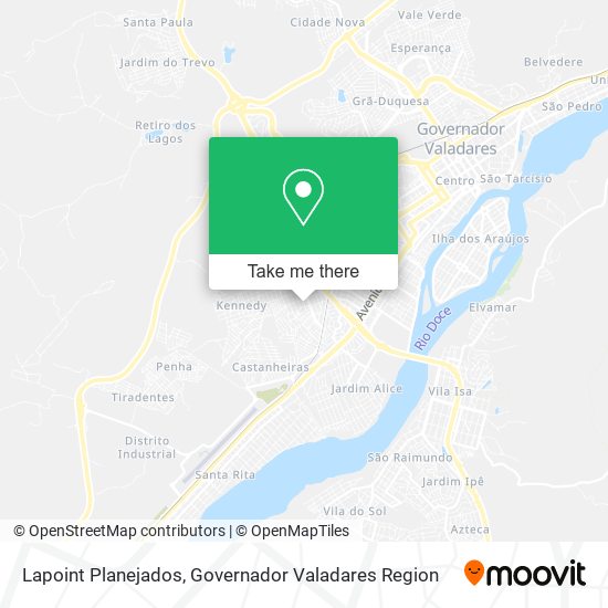 Lapoint Planejados map