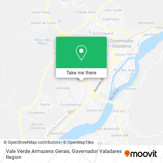 Mapa Vale Verde Armazens Gerais