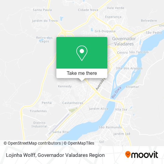 Mapa Lojinha Wolff