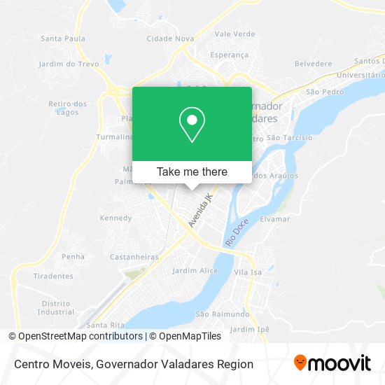 Centro Moveis map