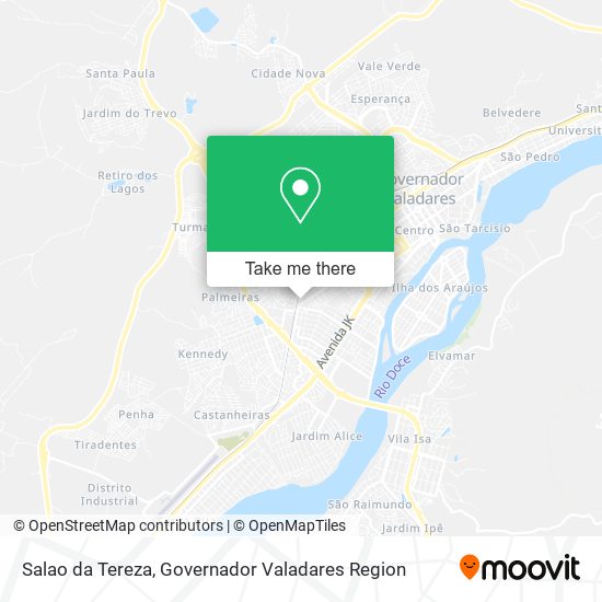 Salao da Tereza map