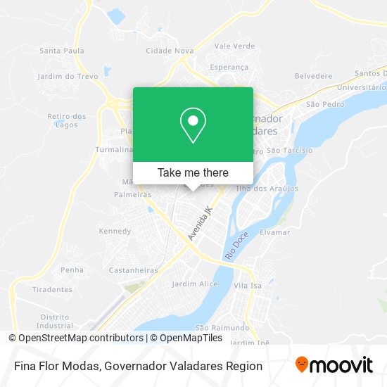 Fina Flor Modas map