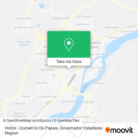 Mapa Holos - Comercio De Papeis