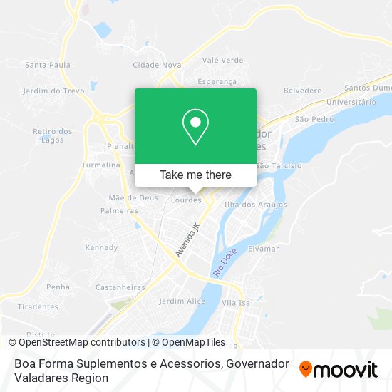 Boa Forma Suplementos e Acessorios map