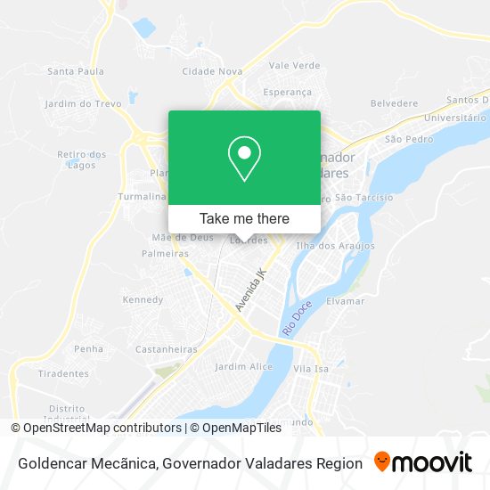 Goldencar Mecãnica map