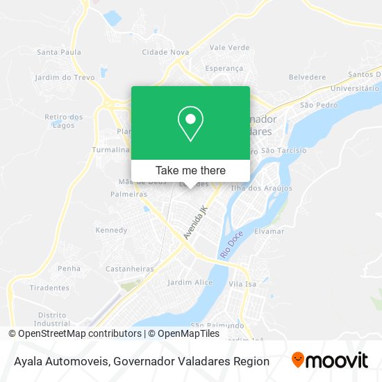 Mapa Ayala Automoveis