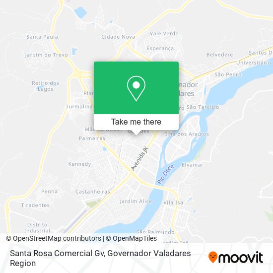 Santa Rosa Comercial Gv map