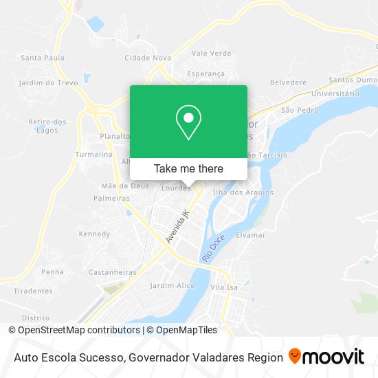 Auto Escola Sucesso map