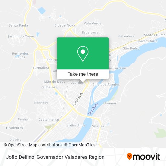 João Delfino map