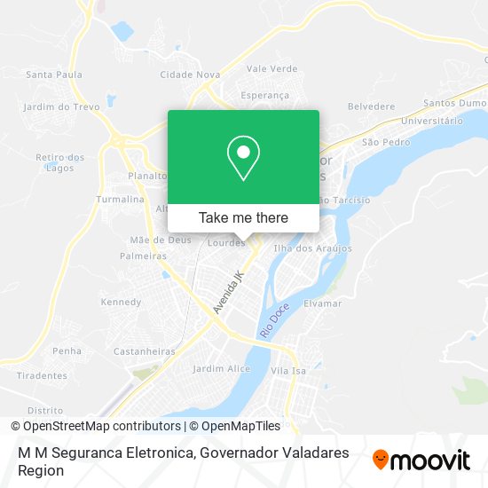 M M Seguranca Eletronica map