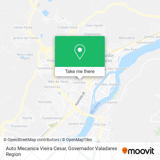 Auto Mecanica Vieira Cesar map