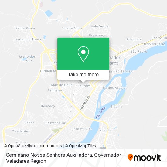 Seminário Nossa Senhora Auxiliadora map