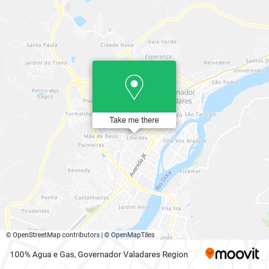100% Agua e Gas map