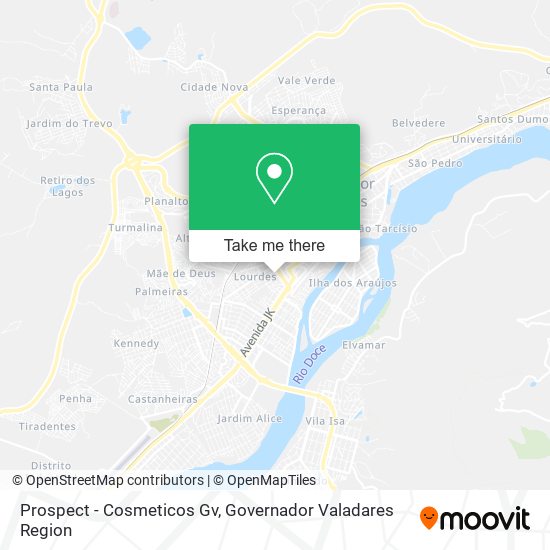 Mapa Prospect - Cosmeticos Gv