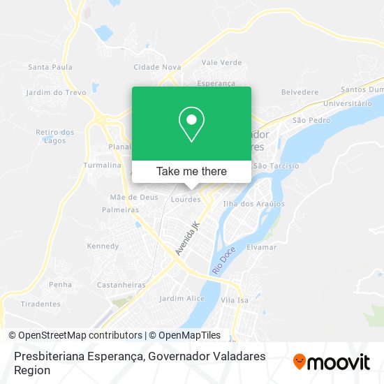 Presbiteriana Esperança map