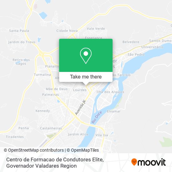 Centro de Formacao de Condutores Elite map