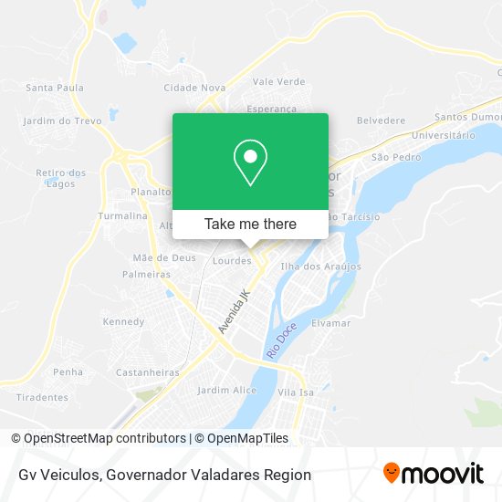 Gv Veiculos map