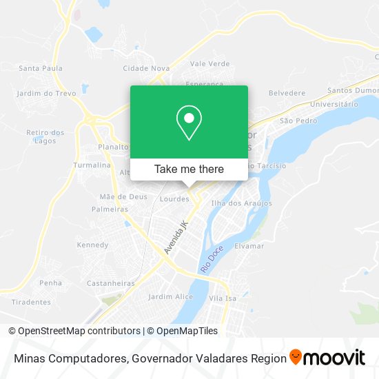 Minas Computadores map