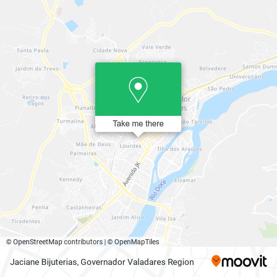 Mapa Jaciane Bijuterias