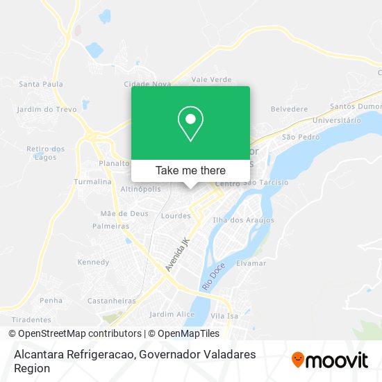 Alcantara Refrigeracao map