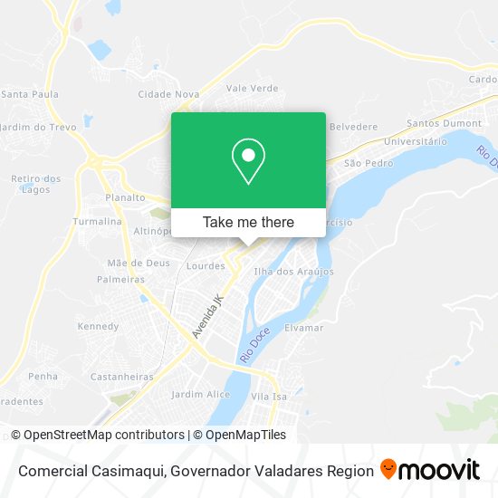 Comercial Casimaqui map