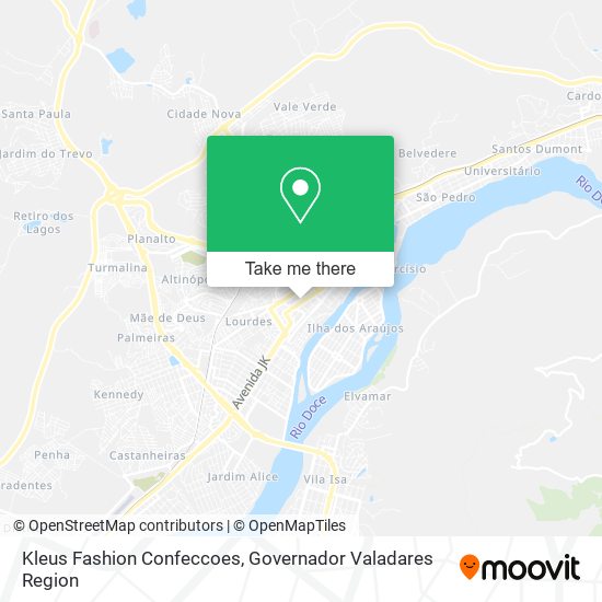 Kleus Fashion Confeccoes map