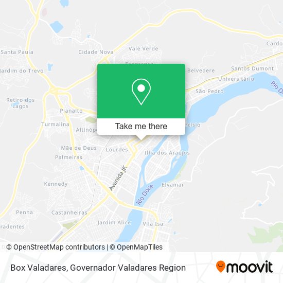 Box Valadares map