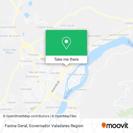 Faxina Geral map