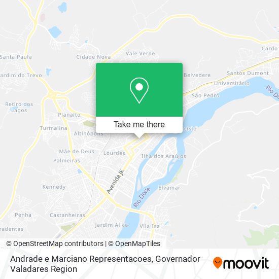 Andrade e Marciano Representacoes map