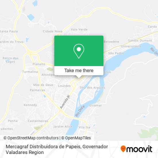 Mercagraf Distribuidora de Papeis map